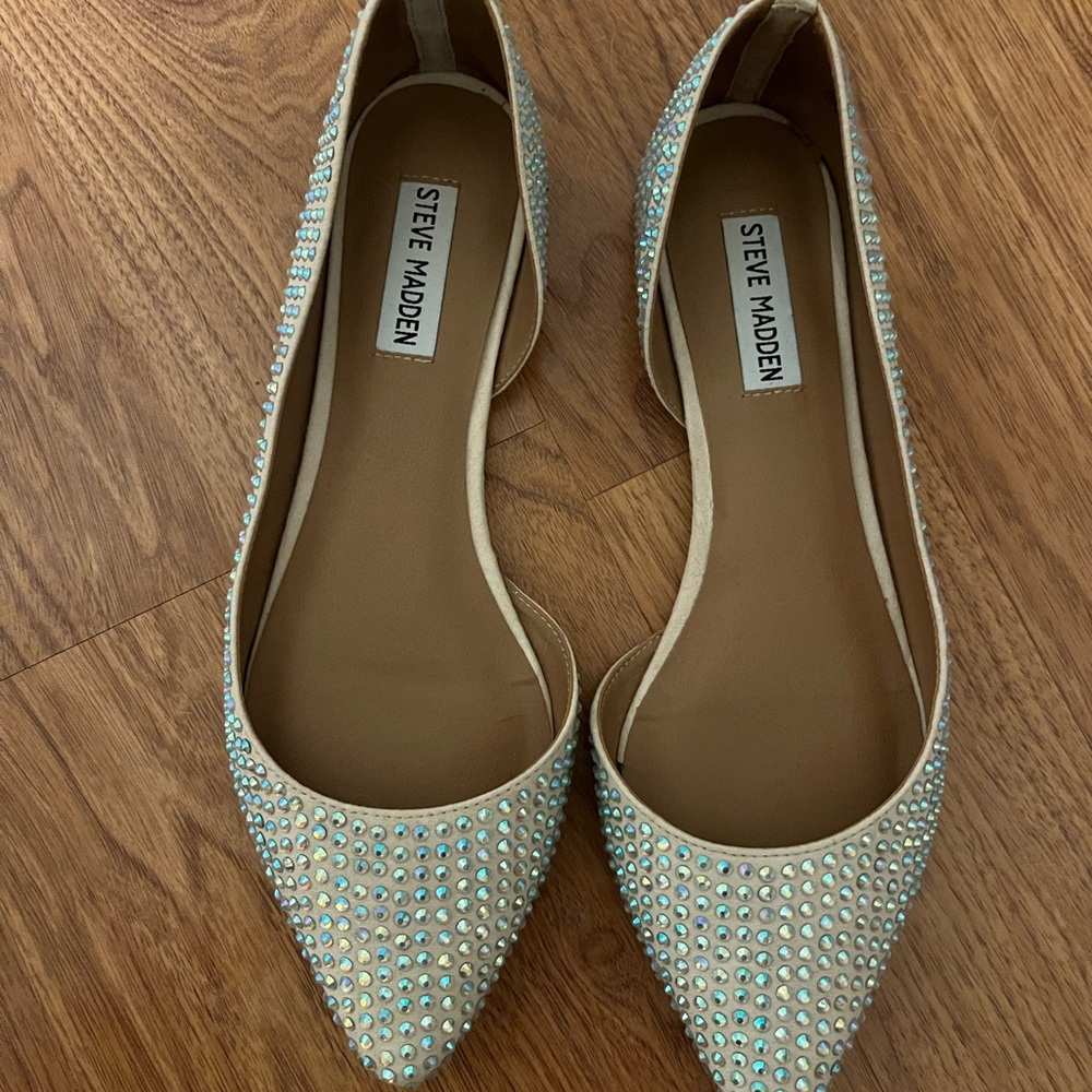 Steve Madden Evelina Rhinestone Flats